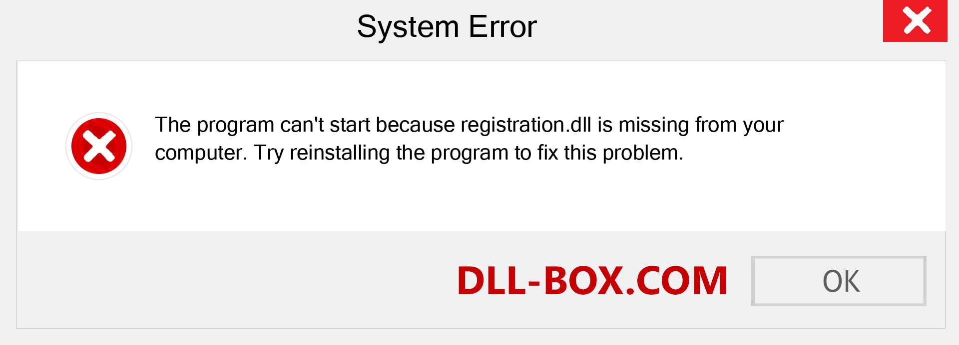  registration.dll file is missing?. Download for Windows 7, 8, 10 - Fix  registration dll Missing Error on Windows, photos, images